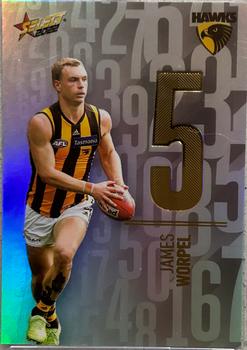 2022 Select AFL Footy Stars - Numbers - Daylight #ND111 James Worpel Front